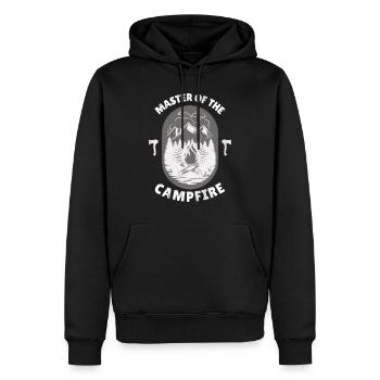 Camping Camper Wohnmobil Geschenk Natur Zelten - Männer Premium Bio Hoodie - Schwarz - Vorne - Nico (187cm)