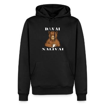 Russia for Russians Immigrant davai nalivai - Männer Premium Bio Hoodie - Schwarz - Vorne - Nico (187cm)