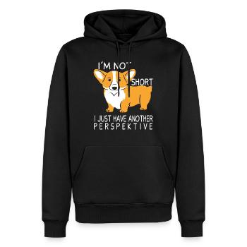 Cadeau de propriétaire de chien pour amoureux des chiens - Sweat à capuche Premium bio Homme - noir - Devant - Nico (187cm)