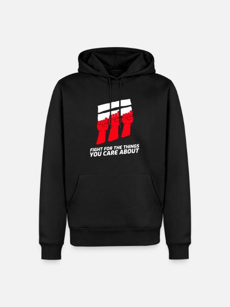 Cadeau féministe féministe féministe - Sweat à capuche Premium bio Homme - noir