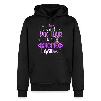 Podenco Dog Gift Funny Mum - Men’s Premium Organic Hoodie - black - Front - Nico (187cm)