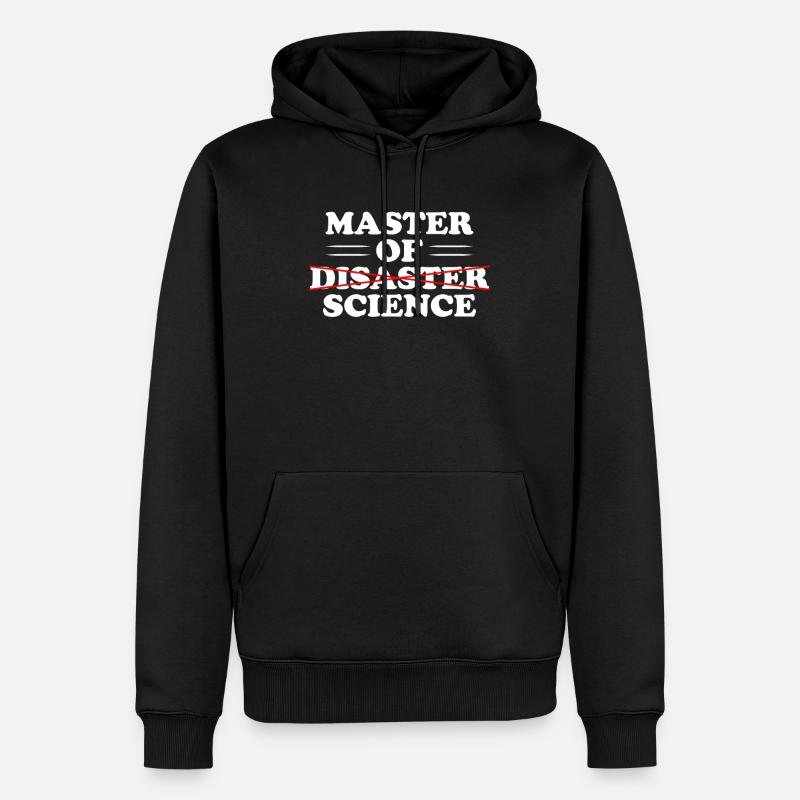Master of Science Catastrophe - Sweat à capuche Premium bio Homme - noir