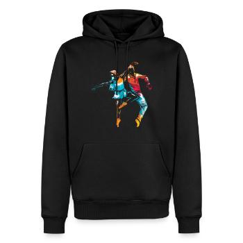 Jazz-Tanz - Männer Premium Bio Hoodie - Schwarz - Vorne - Nico (187cm)