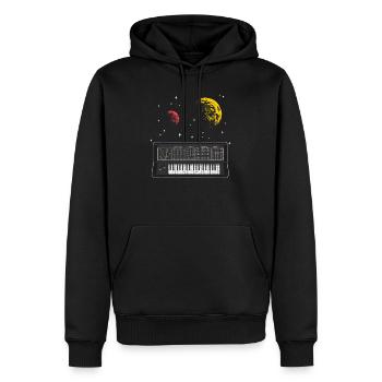 Synthétiseur ADSR Synth Analog Modular Eurorack - Sweat à capuche Premium bio Homme - noir - Devant - Nico (187cm)