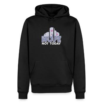 Nope Not Today Sleeping Koala Bear Animal - Men’s Premium Organic Hoodie - black - Front - Nico (187cm)