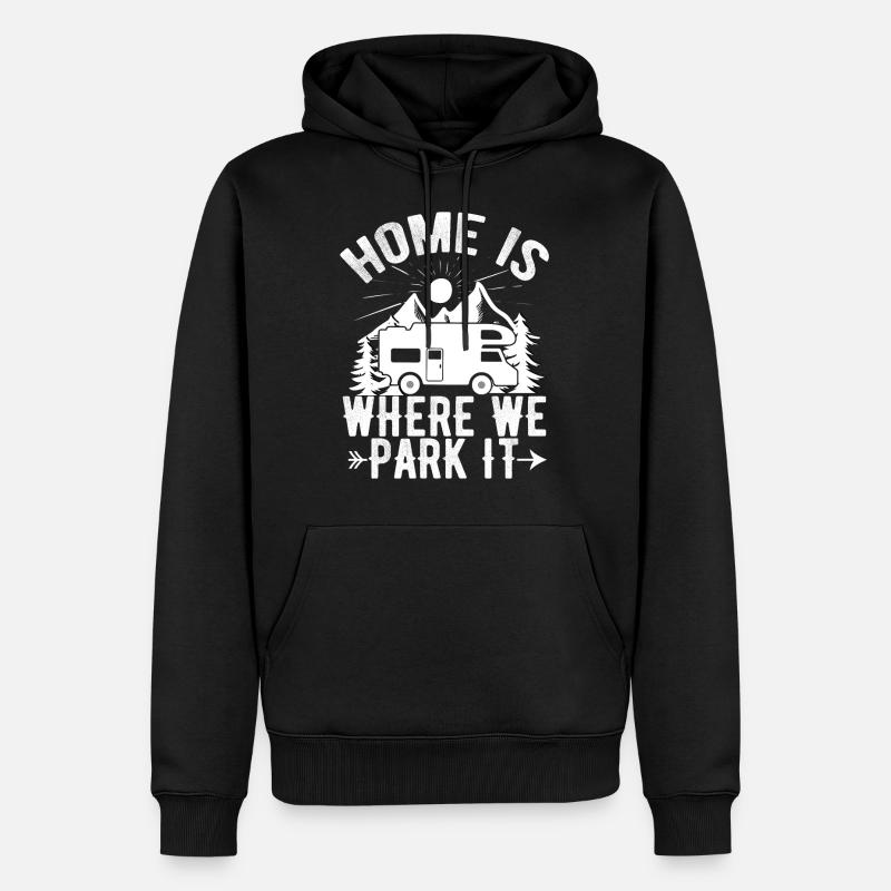 Camper - Männer Premium Bio Hoodie - Schwarz