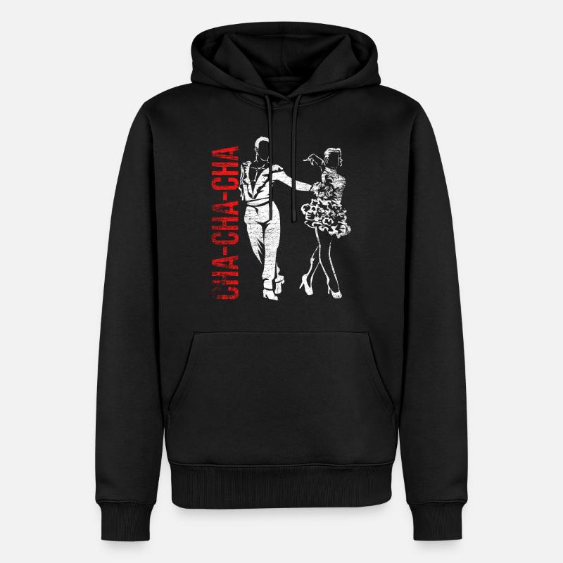 Danse Cha Cha - Sweat à capuche Premium bio Homme - noir