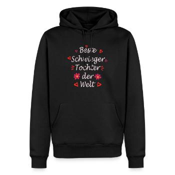Beste Schwiegertochter - Männer Premium Bio Hoodie - Schwarz - Vorne - Nico (187cm)