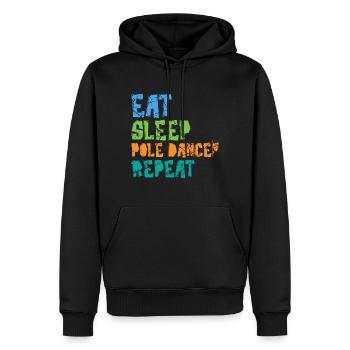 Pole Dance - Männer Premium Bio Hoodie - Schwarz - Vorne - Nico (187cm)