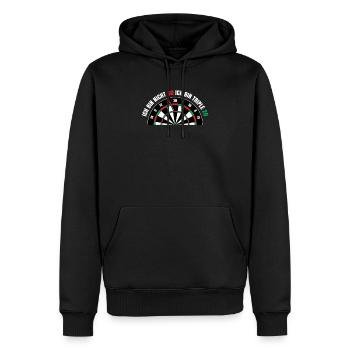 Geschenk 60. Geburtstag nicht 60 triple 20 - Männer Premium Bio Hoodie - Schwarz - Vorne - Nico (187cm)