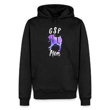 GSP Mom Shirt Deutsch Kurzhaar Zeiger Mutter - Männer Premium Bio Hoodie - Schwarz - Vorne - Nico (187cm)