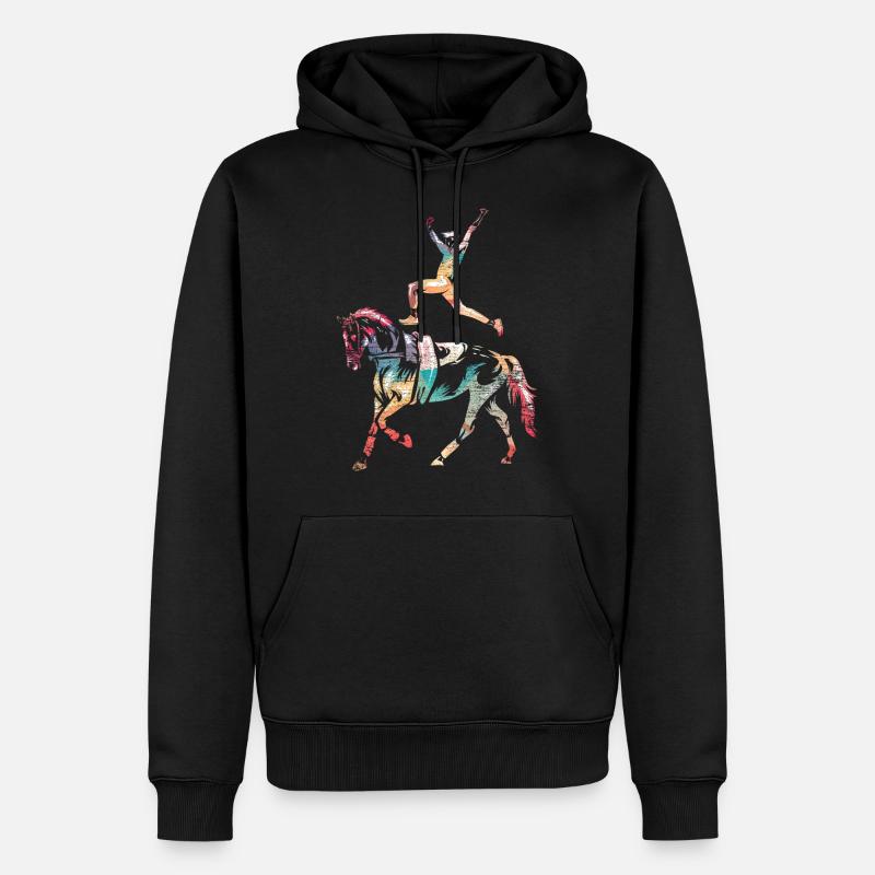 Voûte - Sweat à capuche Premium bio Homme - noir