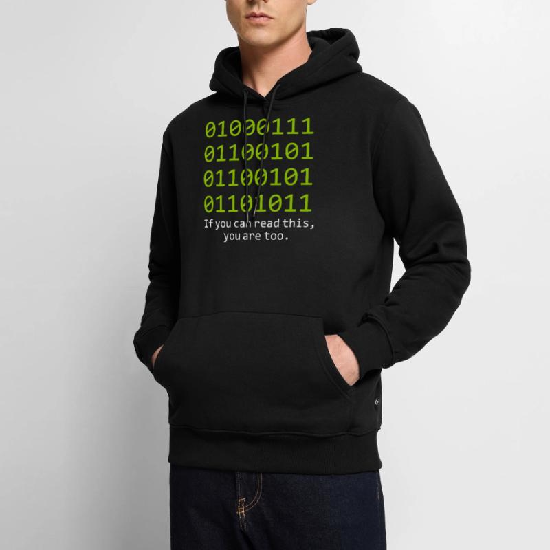 debugging programmer computer science computer nerd Men’s Premium Organic Hoodie