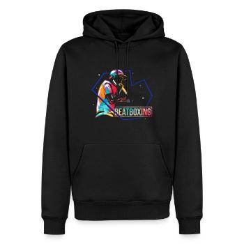 Musik Rap Beatboxen Beatboxing - Männer Premium Bio Hoodie - Schwarz - Vorne - Nico (187cm)