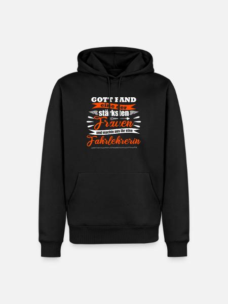 Fahrlehrerin - Männer Premium Bio Hoodie - Schwarz