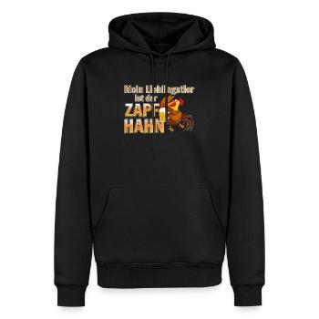 JGA Bier Beer Biersprüche Mythos Spruch Lustig - Männer Premium Bio Hoodie - Schwarz - Vorne - Nico (187cm)