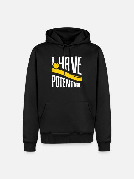 Lustiges Physik Physiker Physiklehrer Geschenk - Männer Premium Bio Hoodie - Schwarz