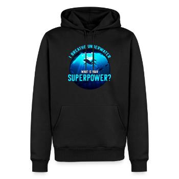 Scuba Diving Tauchsport Taucher Geschenk - Männer Premium Bio Hoodie - Schwarz - Vorne - Nico (187cm)
