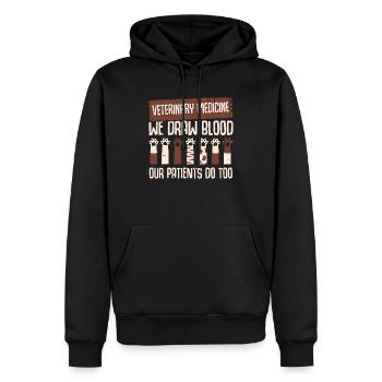 Tierarzt Veterinär Tiermediziner Geschenk - Männer Premium Bio Hoodie - Schwarz - Vorne - Nico (187cm)