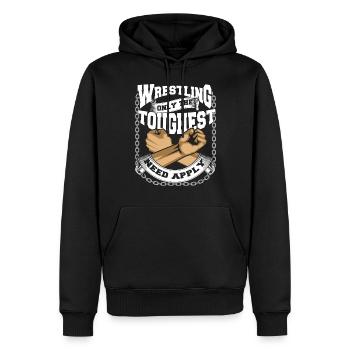 Wrestling - Männer Premium Bio Hoodie - Schwarz - Vorne - Nico (187cm)