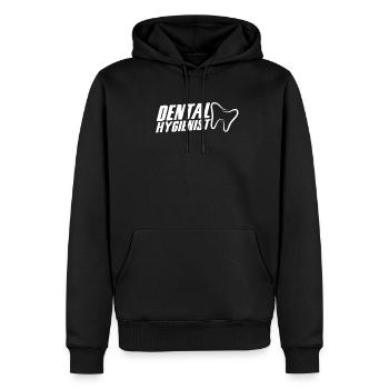 Dentalhygieniker Zahnhygieniker Dental Zahn - Männer Premium Bio Hoodie - Schwarz - Vorne - Nico (187cm)