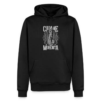 Virgin Our Lady of Guadalupe - Männer Premium Bio Hoodie - Schwarz - Vorne - Nico (187cm)