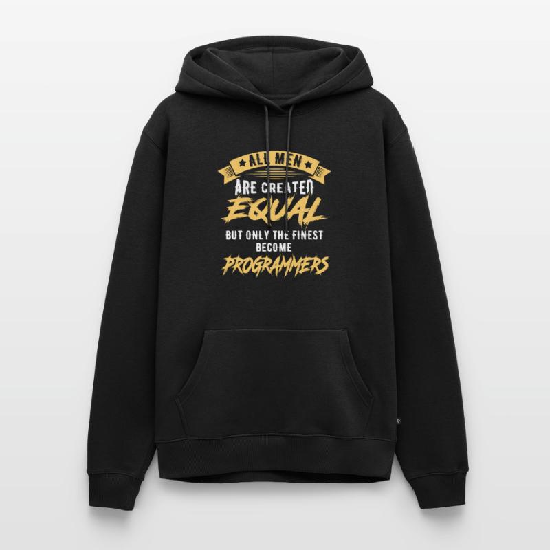 Programmierer Coder Entwickler Geschenk Männer Premium Bio Hoodie