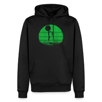 Carpes de carpes cadeau carpe Boilie - Sweat à capuche Premium bio Homme - noir - Devant - Nico (187cm)