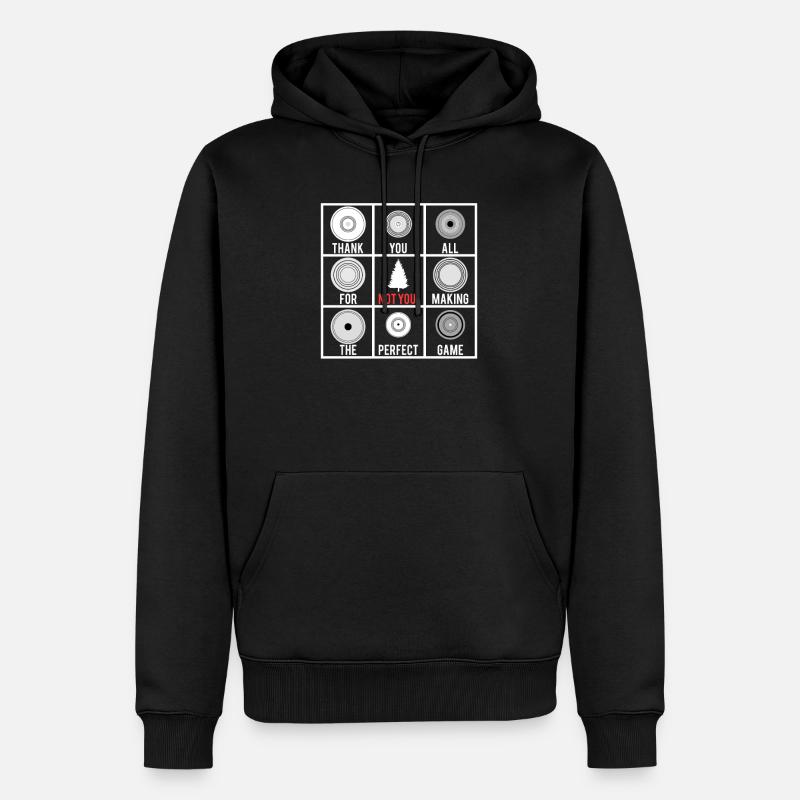 Disc Golf Amusant Discgolf Discgolfer - Sweat à capuche Premium bio Homme - noir