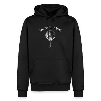 Golf Lustige Geschenke Für Golgspieler - Männer Premium Bio Hoodie - Schwarz - Vorne - Nico (187cm)