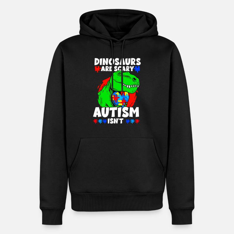 Autisme Conscience - Sweat à capuche Premium bio Homme - noir