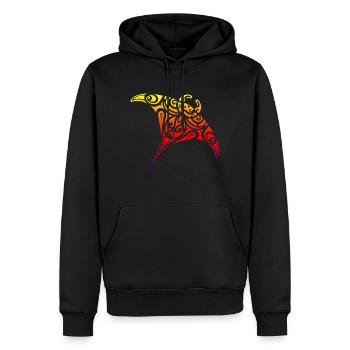 Stachelrochen Tattoo Rochen Meerestiere - Männer Premium Bio Hoodie - Schwarz - Vorne - Nico (187cm)