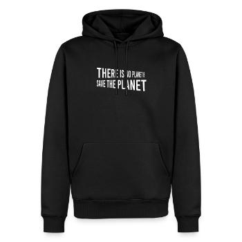 There Is No Planet B Save The Planet Nachhaltig - Männer Premium Bio Hoodie - Schwarz - Vorne - Nico (187cm)