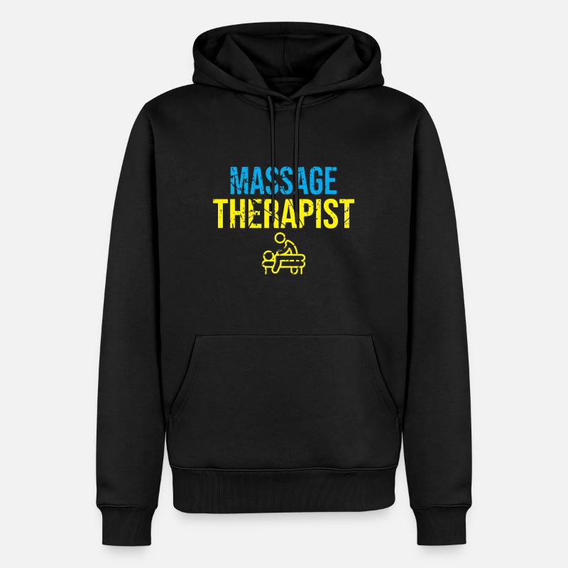 Massagetherapeut - Männer Premium Bio Hoodie - Schwarz