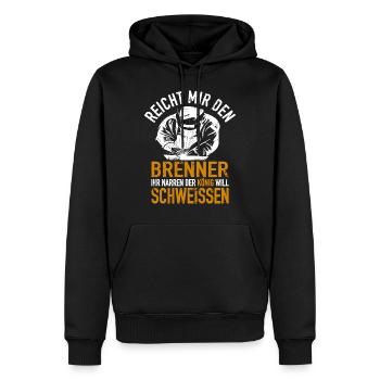 Schweißfachmann Schweißen WIG Schweißer Geschenk - Männer Premium Bio Hoodie - Schwarz - Vorne - Nico (187cm)