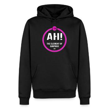 Chimie Element chimiste Profession Labor Pun - Sweat à capuche Premium bio Homme - noir - Devant - Nico (187cm)