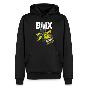 Bmx Bmx Fahrrad Bmx Zubehör Bmx Kinder - Männer Premium Bio Hoodie - Schwarz - Vorne - Nico (187cm)