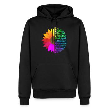Autismus Bewusstsein - Männer Premium Bio Hoodie - Schwarz - Vorne - Nico (187cm)