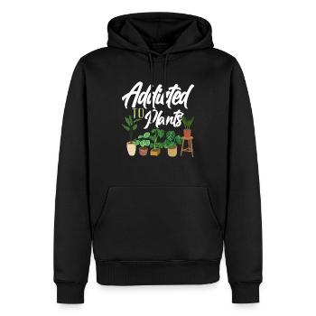 Gardener Plants - Men’s Premium Organic Hoodie - black - Front - Nico (187cm)