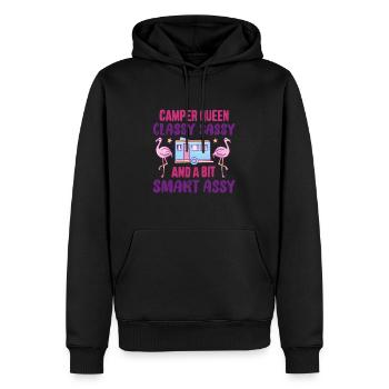 Camping Wohnwagen Urlaub Camper Wohnmobil Camping - Männer Premium Bio Hoodie - Schwarz - Vorne - Nico (187cm)