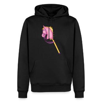 Buntes Steckenpferd Cool Hobby Horse Cadeaux - Sweat à capuche Premium bio Homme - noir - Devant - Nico (187cm)