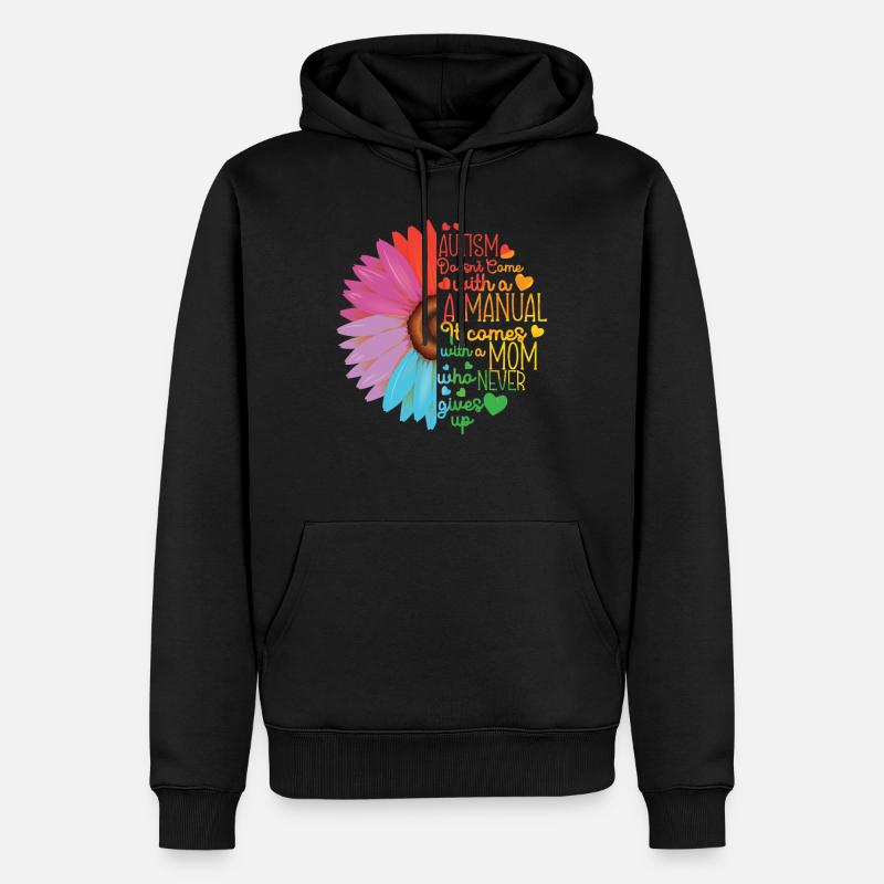 Autismus Bewusstsein - Männer Premium Bio Hoodie - Schwarz