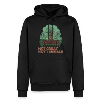 Not Great Not Terrible 3.6 Roentgen Tchernobyl - Sweat à capuche Premium bio Homme - noir - Devant - Nico (187cm)