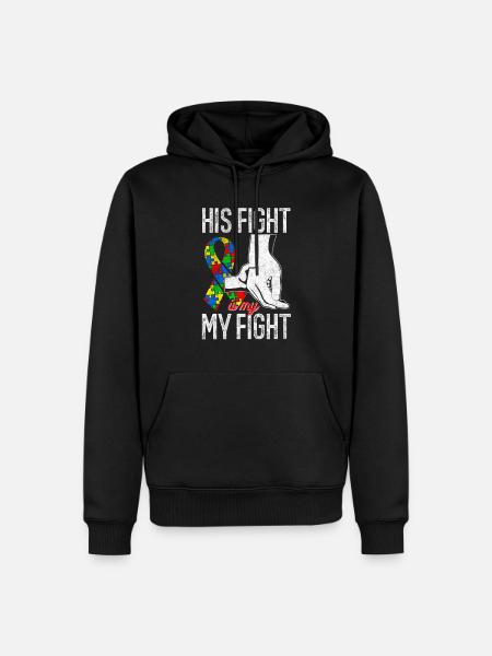 Autism Awareness - Men’s Premium Organic Hoodie - black