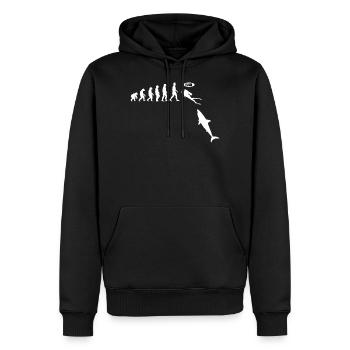 Plongée Scuba Plongée Évolution Sous-marin Mer - Sweat à capuche Premium bio Homme - noir - Devant - Nico (187cm)