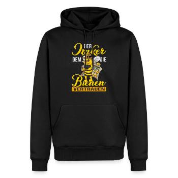 Imker Bienen Imkerei Bienenzucht Nektar Honig Fan - Männer Premium Bio Hoodie - Schwarz - Vorne - Nico (187cm)