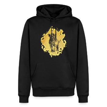 Lion Baby - Men’s Premium Organic Hoodie - black - Front - Nico (187cm)