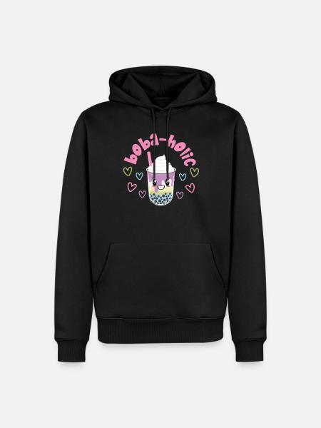 Bubble Tea - Sweat à capuche Premium bio Homme - noir