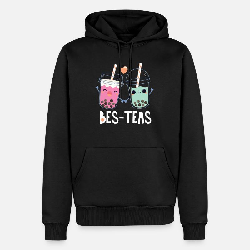 Bubble Tea - Sweat à capuche Premium bio Homme - noir