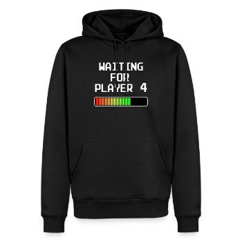 Werdender Vater Werdende Mutter Eltern Nachwuchs - Männer Premium Bio Hoodie - Schwarz - Vorne - Nico (187cm)
